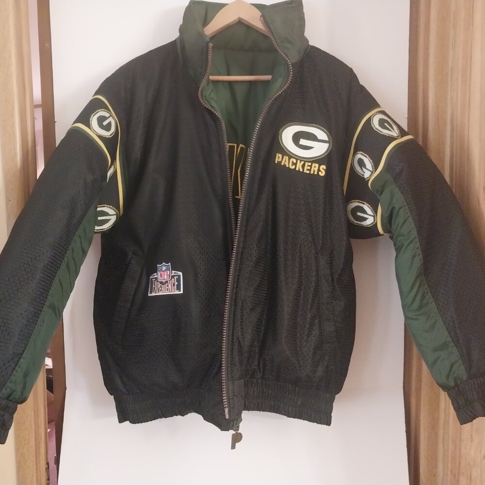 NFL packers' jacket reversable 1990s NFL Experience - Picture 3 of 14